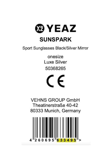 YEAZ Унисекс слънчеви очила Sunspark с огледални стъкла Мъже
