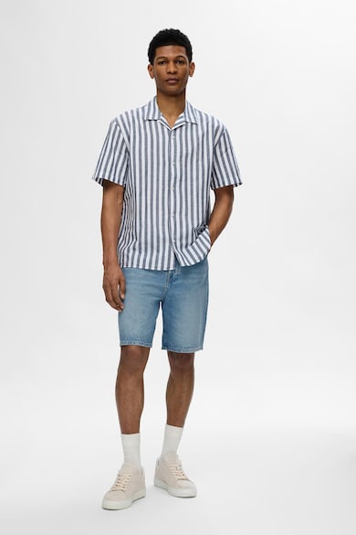 Selected Homme Relaxed fit farmer rövidnadrág férfi