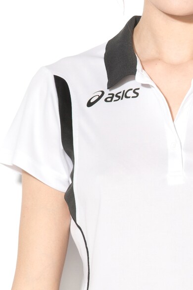 Asics Tricou polo cu segmente contrastante pentru tenis Samantha Femei