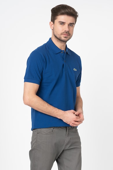 Lacoste Tricou polo din bumbac, cu aspect pique Barbati