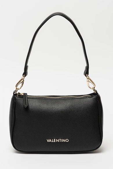 Geanta de piele ecologica cu bareta de umar Never - Negru