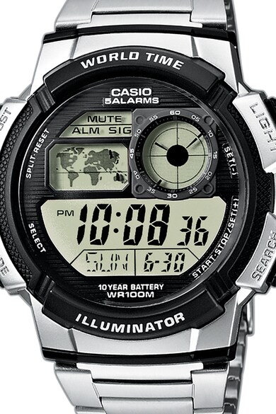 Casio Часовник с хронограф и подсветка Мъже