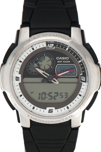 Casio Analóg chrono karóra digitális résszel férfi