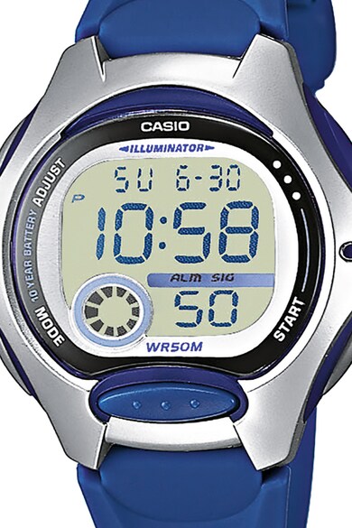 Casio Ceas cronograf digital cu o curea din rasina Femei