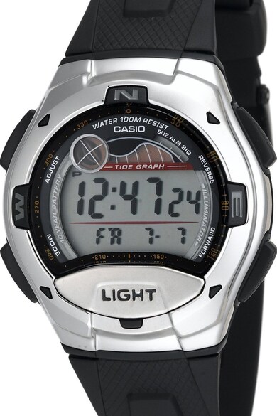 Casio Ceas cronograf digital cu indicator pentru maree, Unisex Barbati
