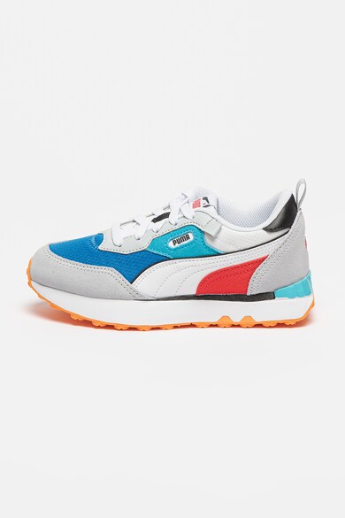 Pantofi sport cu garnituri de piele intoarsa si model colorblock Rider ...