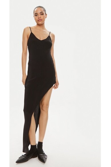 Rochie - 7521 - Viscoza - Negru