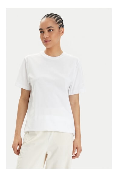 Tricou dama - 90912 - Bumbac - Alb