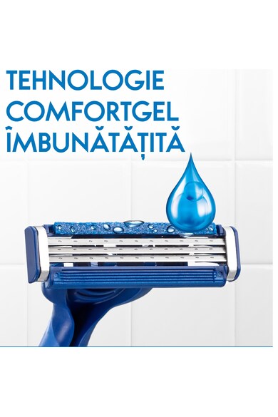 Gillette Aparat de ras de unica folosinta  Blue3, 12 buc Barbati