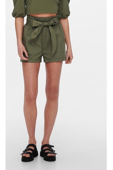 Pantaloni dama - 18698 - Bumbac - Kaki