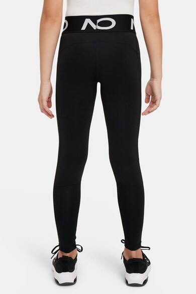 Colanti cu talie inalta si logo pentru antrenament Nike (FN9021-010 ...