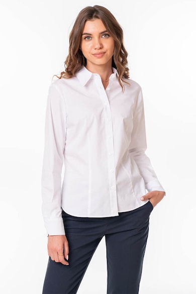 Camasa slim fit Kelly, Alb optic Hermosa - Alb Optic