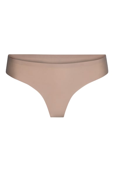 Set de chiloti tanga fara cusaturi - 2 perechi - Maro nisip