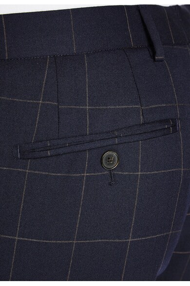 NEXT Pantaloni slim fit bleumarin in carouri Barbati