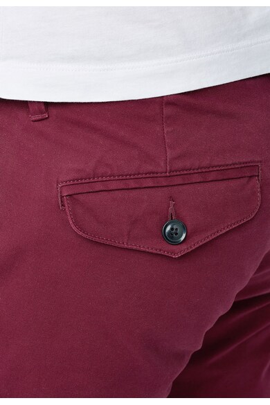 NEXT Pantaloni chino rosu Bordeaux cu o curea Barbati