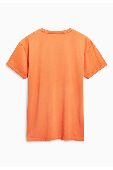 NEXT Tricou oranj cu imprimeu pe piept Barbati