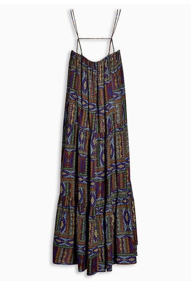 NEXT Rochie maxi multicolora cu volane in trepte Femei