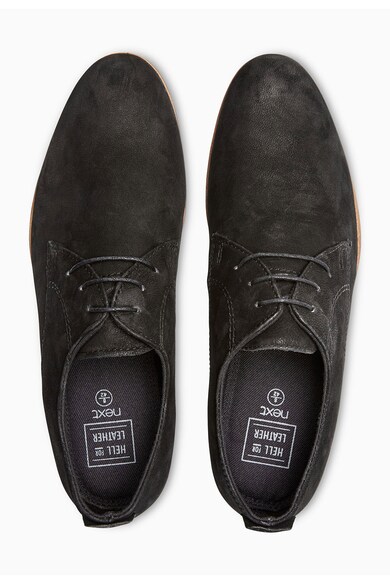 NEXT Pantofi Oxford negri de piele Barbati