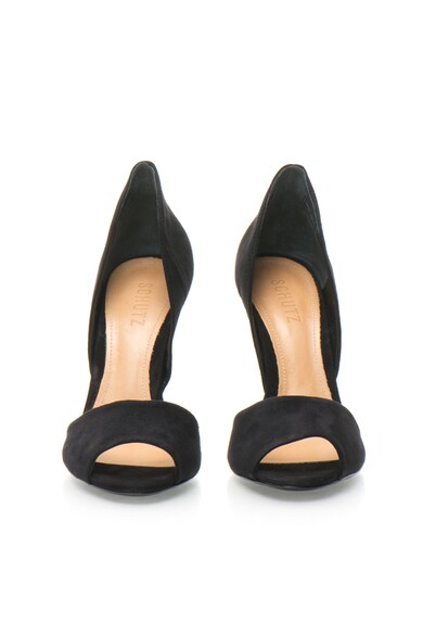 Schutz Pantofi d'Orsay negri de piele intoarsa Femei