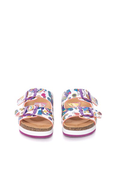 DESIGUAL Papuci multicolori cu model grafic Roller Fete