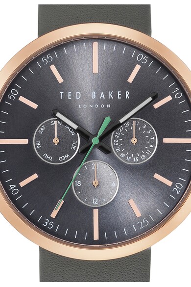 Ted Baker Ceas gri si auriu rose cu functii multiple Barbati