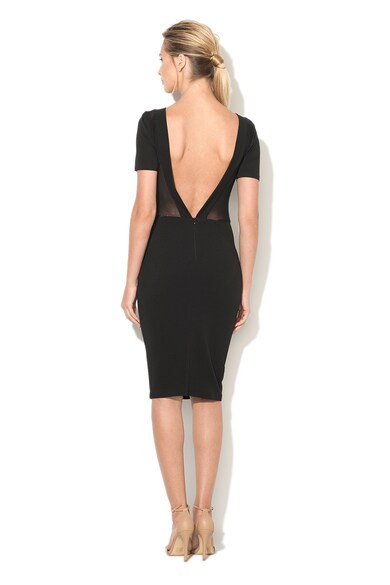 M by Maiocci Rochie bodycon neagra cu decolteu in V pe partea din spate Femei