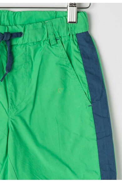 United Colors of Benetton Bermude verzi cu garnituri bleumarin Baieti