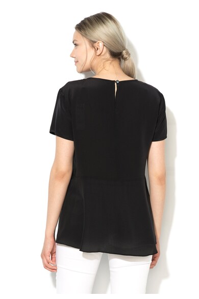 United Colors of Benetton Bluza neagra din matase Femei