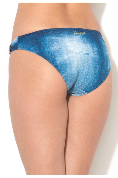 DESIGUAL Slip albastru in degrade cu aspect de denim Lisa Femei