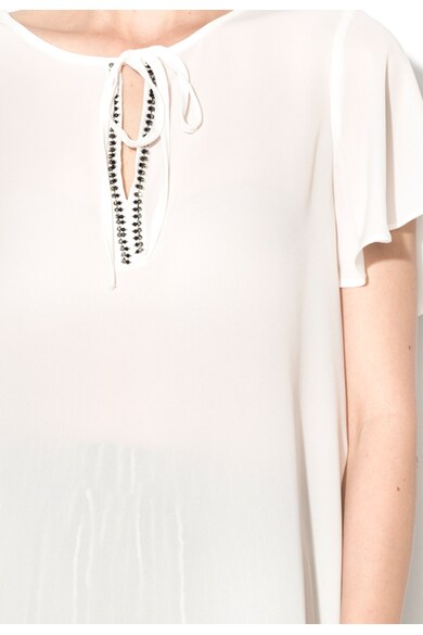 Zee Lane Denim Бяла блуза с декоративни камъни Жени