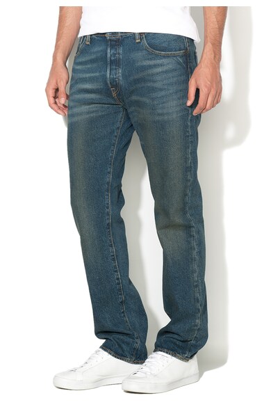 Levi's Blugi drepti albastri Blue 501® Barbati