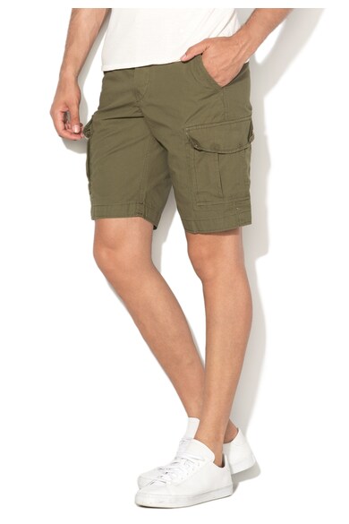 Jack & Jones Pantaloni scurti cargo comfort fit verde militar Preston Barbati