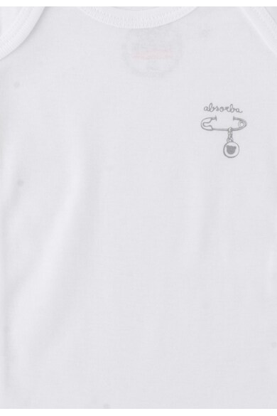 Absorba Set de tricouri albe - 2 piese Baieti