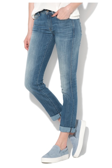 G-Star RAW Прави дънки Woman 3301 Contour Blue Жени