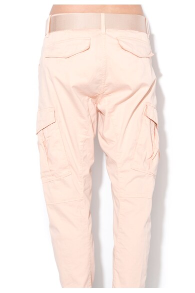 G-Star RAW Pantaloni cargo roz pal cu croiala conica Rovic Femei