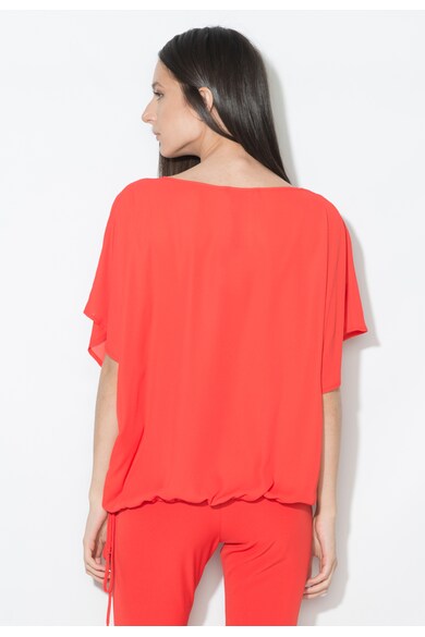 Zee Lane Collection Червена блуза с връзка на талията Жени