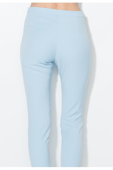 Zee Lane Collection Pantaloni bleu cu terminatii cu volane Femei