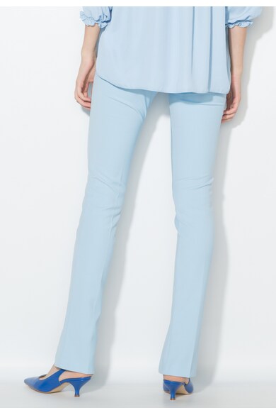 Zee Lane Collection Pantaloni bleu cu pensa si slituri frontale Femei