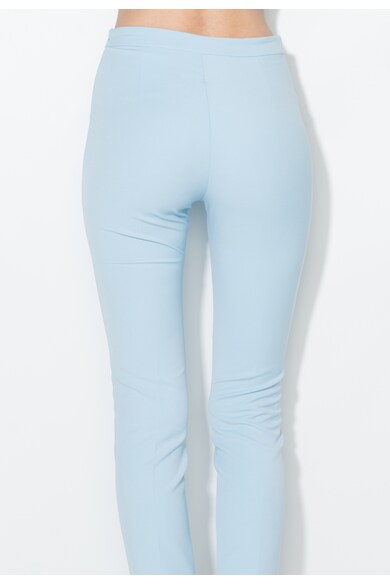 Zee Lane Collection Pantaloni bleu cu pensa si slituri frontale Femei