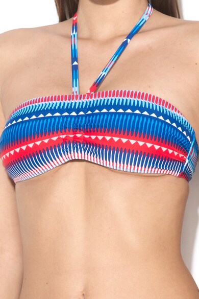 Zee Lane Sutien bandeau de baie multicolor cu model abstract Femei