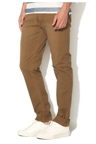 Funky Buddha Pantaloni chino maro acaju Barbati