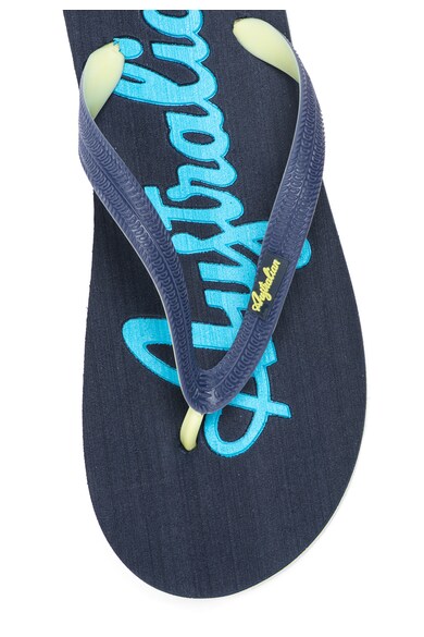 Australian Papuci flip-flop bleumarin cu logo Barbati