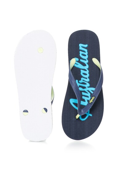 Australian Papuci flip-flop bleumarin cu logo Barbati