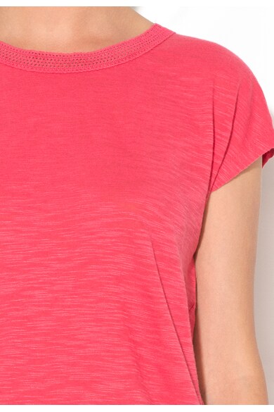 Esprit Тениска в меланж на розов гренадин Жени