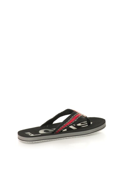 Levi's Papuci flip-flop negru cu rosu Barbati