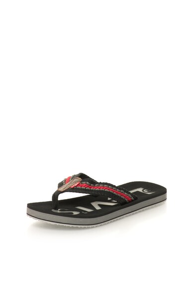 Levi's Papuci flip-flop negru cu rosu Barbati