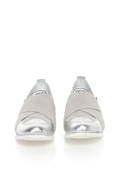 John Galliano Кожени обувки без закопчаване с метализиран ефект Жени