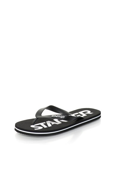 Starter Papuci flip-flop negri cu logo Phoenix Barbati