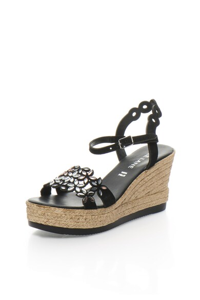 Zee Lane Sandale wedge tip espadrile din piele intoarsa Femei