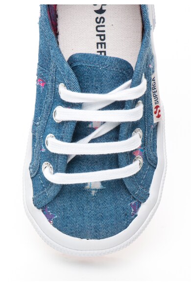 Superga Tenisi albastri din denim cu stele 2750 Fete